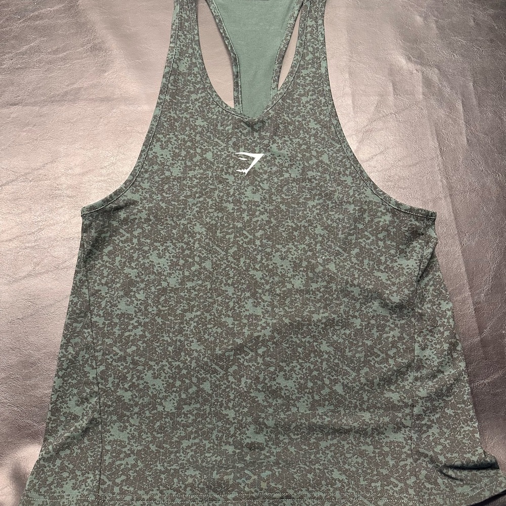 Gymshark Green Racerback Tank Top